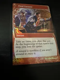 Final Fortune - Magic MTG Future Sight frame FOIL NM - Mystery Booster 2 - Image 3