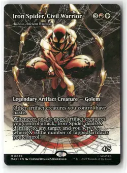 Iron Spider, Civil Warrior Magic MTG NM Spider-man Regular - Image 1