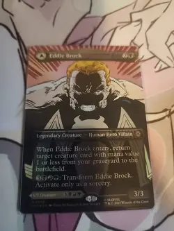 MTG Eddie Brock Venom Lethal Potector (0233) (Borderless) (MR) (Foil) NM - Image 2