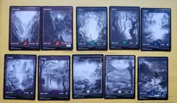 Innistrad: Midnight Hunt x10 Full Art Land Set x1 Of Each Art - NM non foil - Image 1