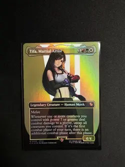 Tifa, Martial Artist (Borderless) Commander: Final Fantasy Foil - Image 2
