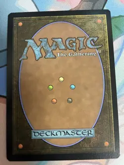 MTG Blazemires Boundary Japanese Borderless Foil Land Red Black Used - Image 2