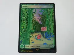 MTG Mori Full Art Foil SpongeBob English Secret Lair Used - Image 1