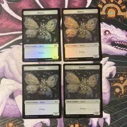 Foil Insect Token MTG Duskmoon Scare House English 4 Pack - Image 1