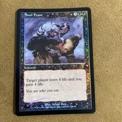 MTG Soul Feast Foil English Collectible Card Game Card - Image 1