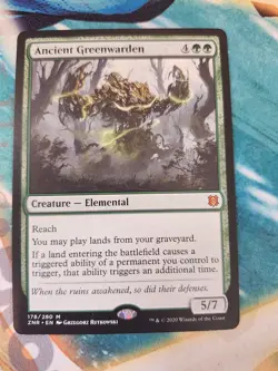 MTG Ancient Greenwarden Zendikar Rising 178/280 NM - Image 1