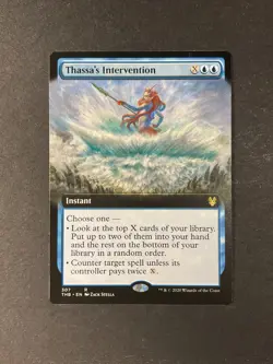 Thassa's Intervention - Extended Art - Theros Beyond Death - Magic - MTG - Image 1