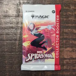 MTG Marvel Spider Man COLLECTOR Booster Pack - Magic: The Gathering IN HAND - Image 4