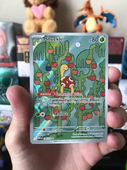 Shuckle 136/132 - Mega Evolution Pokemon Illustration Rare Holo NM - Image 1