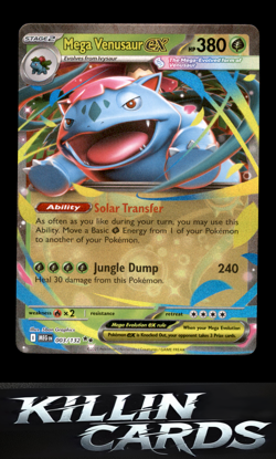 Mega Venusaur ex - 003/132 003/132 Pokemon Double Rare ME01: Mega Evolution Card - Image 1