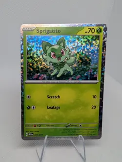 Sprigatito 1/15 Pokemon Card McDonalds 2023 Holo 70 Tcg Card - LP - Image 1