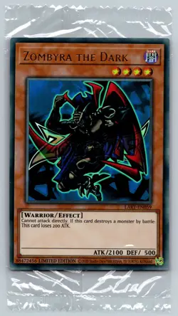Zombyra The Dark LART-EN059 Sealed Ultra Rare Yugioh TCG Lost Art Promo - Image 1