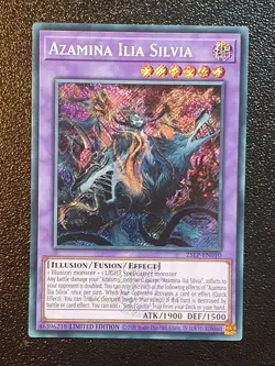 Yugioh 25LP-EN011 Azamina Mu Rcielago Emblazoned Secret Rare MINT - Image 1