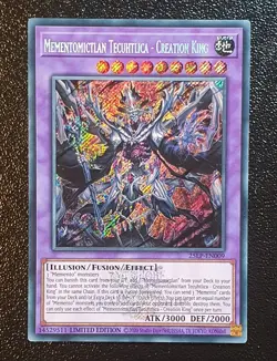 Yugioh 25LP-EN009 Mementomictlan Tecuhtlica - Creation King Emblazoned MINT - Image 1