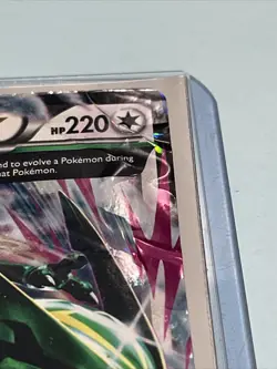 2015 Pokemon XY Roaring Skies M Rayquaza EX Holo Rare #76/108 - Damaged - Image 3