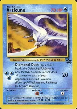 Articuno - Wizards Black Star Promo # 22 - Sealed Legendary Birds Pokemon Promo - Image 4