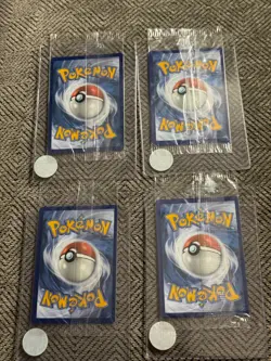 Pokemon Sealed Pikachu 27 SV Scarlet Violet Promo Card Black Star Rare x 4 - Image 2