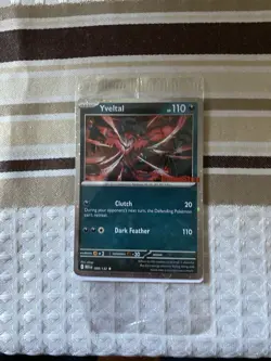 Sealed Yveltal 088/132 Reverse Holo Mega Evolution Pokemon GAMESTOP PROMO - Image 1