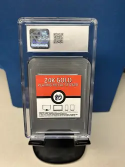 24k Gold Plating GENGAR Pokemon Popping Candy Sticker Striking CGC 9 - POP 2 - Image 2