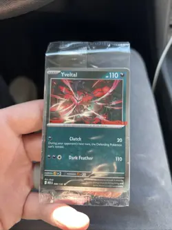 Pokemon TCG Yveltal 88/132 Mega Evolutions GAMESTOP STAMPED Promo SEALED - Image 1