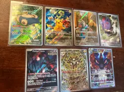 Pokemon TCG: Lot Of 7 S&V/SWSH Era Black Star Promo Cards - Image 1