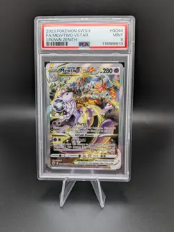 PSA 9 2023 Pokemon Mewtwo VSTAR GG44/GG70 Crown Zenith: Galarian Gallery CLEAN! - Image 1