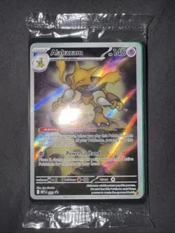 Pokemon TCG Alakazam 009 Mega Evolutions ETB Promo NM Sealed - Image 1