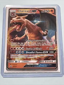 Charizard GX SM195 Sm Holo Sun & Moon Black Star Promo Pokemon - Image 1