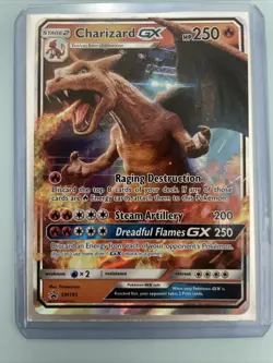 Charizard GX SM195 Sm Holo Sun & Moon Black Star Promo Pokemon - Image 2