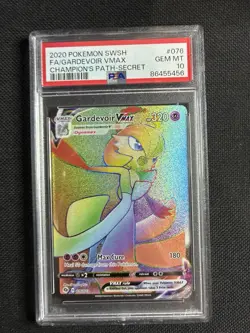 2020 Pokemon SWSH Champion's Path Gardevoir VM #076/073 PSA 10 - Image 1