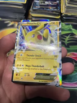 Pokemon Pikachu EX XY174 XY Holo Black Star Promo HP - Image 4