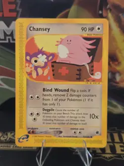 Pokemon Chansey 072/165 Expedition Base Set Regular Vintage EReader LP- - Image 1