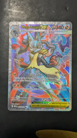 Pokemon TCG - Mega Lucario EX 160/132 - Ultra Rare Full Art - Mega Evolutions LP - Image 1