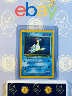 Lapras 10/62 LP Played Fossil Set 1999 Pokemon Card Holo Rare Holofoil - Image 1