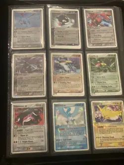 Huge Binder Collection Lot of 46 EX Pokemon Cards (ALL DAMAGED READ DESCRIPTION) - Image 1