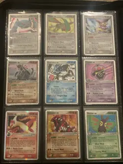 Huge Binder Collection Lot of 46 EX Pokemon Cards (ALL DAMAGED READ DESCRIPTION) - Image 2