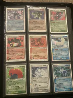 Huge Binder Collection Lot of 46 EX Pokemon Cards (ALL DAMAGED READ DESCRIPTION) - Image 3