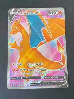 CARTE POKEMON DRACAUFEU V SWSH050 FR ULTRA RARE EB PROMO - NM/M - Image 1