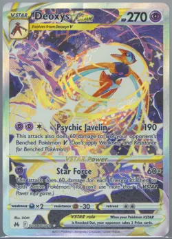 GG46/GG70 Full Art DEOXYS VSTAR 2023 Pokemon SWORD & SHIELD CROWN ZENITH PSA 9 - Image 3