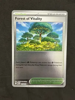 Forest of Vitality Reverse Holo Stadium 117/132 Pokemon Mega Evolution English - Image 1