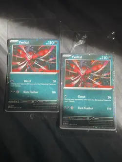 Sealed Yveltal 088/132 Reverse Holo Mega Evolution Pokemon GAMESTOP PROMO x2 - Image 1