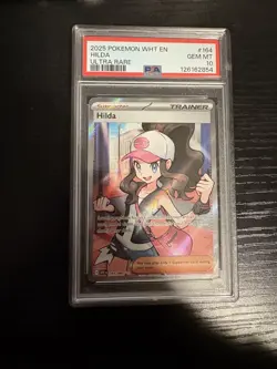 2025 POKEMON WHT EN-WHITE FLARE #164 HILDA ULTRA RARE PSA 10 - Image 1