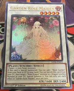 Lightly-Played 1st Edition Ultra-Rare Garden Rose Maiden - Image 1