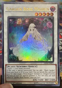 Lightly-Played 1st Edition Ultra-Rare Garden Rose Maiden - Image 2