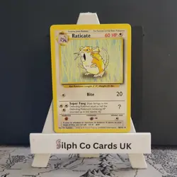 Raticate 40/102 Base Set Pokemon Card WOTC - Image 1