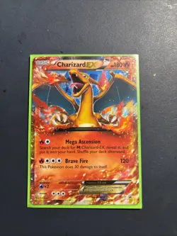 Pokemon TCG Charizard-EX XY17 Holo Promo Card Near Mint Condition - Image 1
