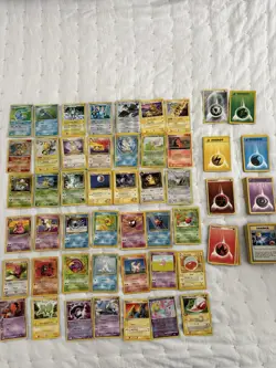 Huge Pokemon Collection Binder Lot of Cards Holos Mainly First Gen - Image 1