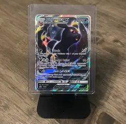 Pokemon Umbreon GX TCG Full Art Holo Card SM36 - Image 1