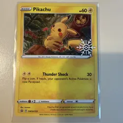 Pikachu - (Holiday Calendar) SWSH153 SWSH: Sword & Shield Promo Cards Holo - Image 1