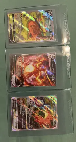 Pokemon TCG Charizard V UPC Promo 3 Card Set SWSH260 SWSH261 SWSH262 English NM - Image 1